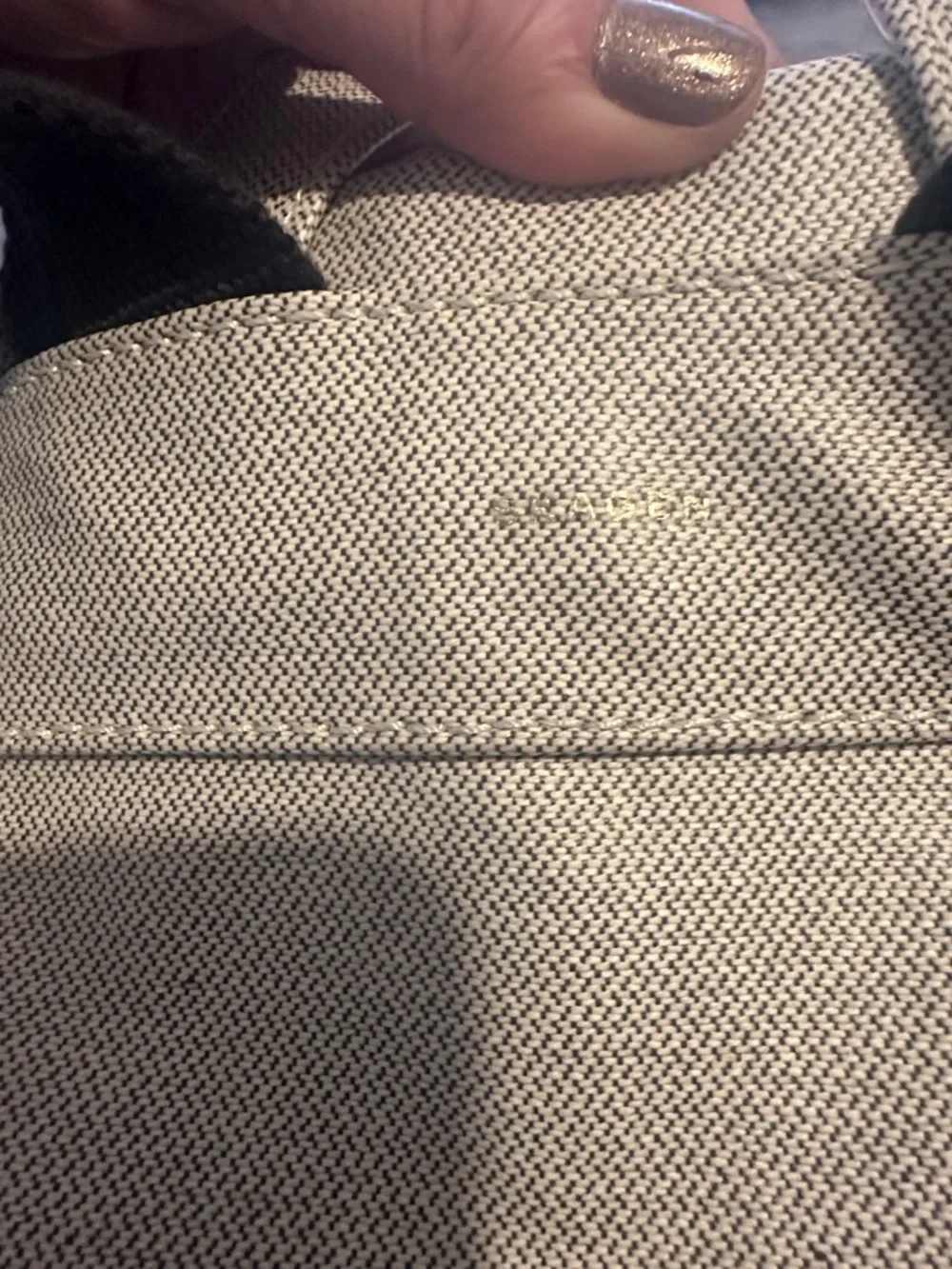 Skagen Two-Tone Gray Canvas Backpack - Picture 4 of 9